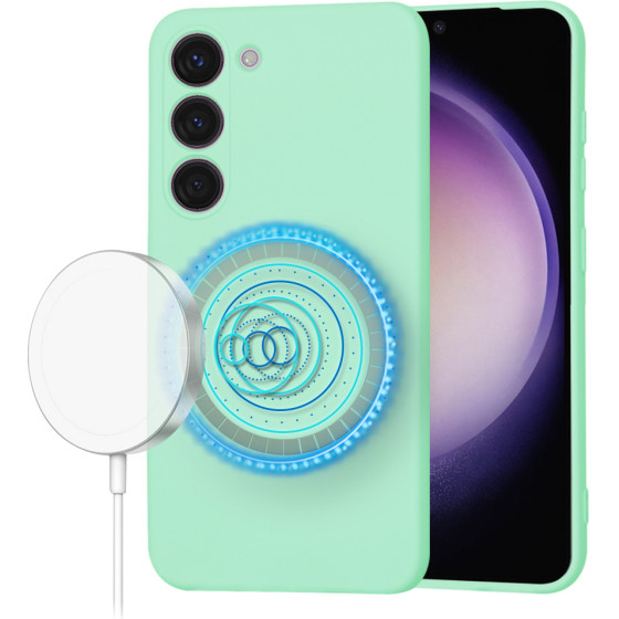 Techsuit - SoftFlex MagSafe - Samsung Galaxy S23 - Mint Green