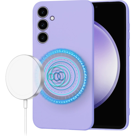 Techsuit - SoftFlex MagSafe - Samsung Galaxy S23 FE - Light Purple