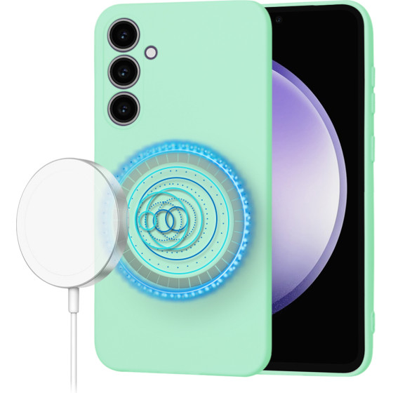 Techsuit - SoftFlex MagSafe - Samsung Galaxy S23 FE - Mint Green