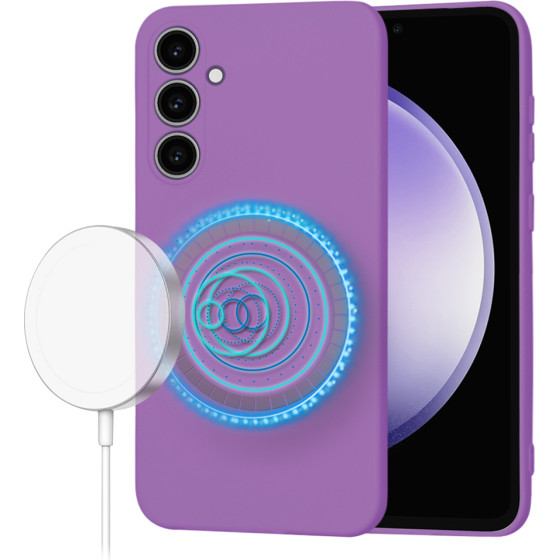 Techsuit - SoftFlex MagSafe - Samsung Galaxy S23 FE - Purple