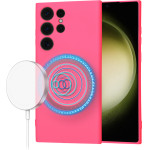 Techsuit - SoftFlex MagSafe - Samsung Galaxy S23 Ultra - Hot Pink