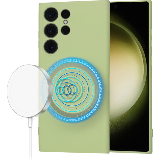 Techsuit - SoftFlex MagSafe - Samsung Galaxy S23 Ultra - Matcha