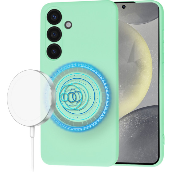Techsuit - SoftFlex MagSafe - Samsung Galaxy S24 - Mint Green