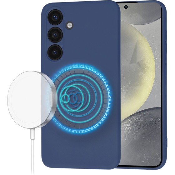 Techsuit - SoftFlex MagSafe - Samsung Galaxy S24 - Navy Blue