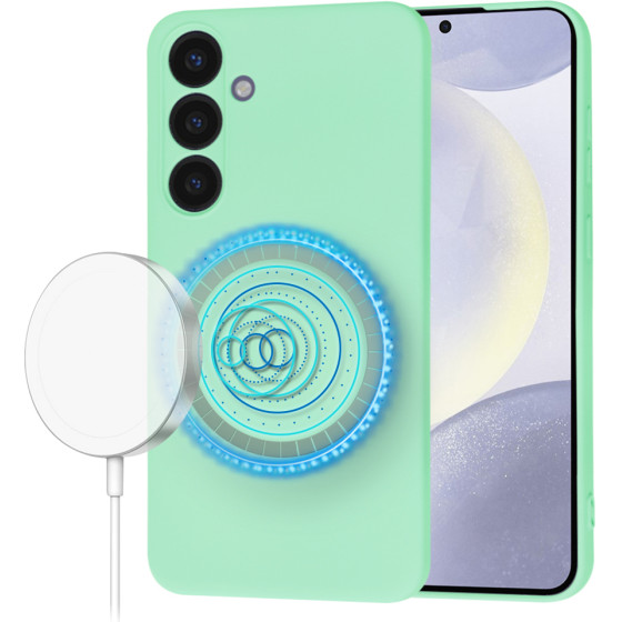 Techsuit - SoftFlex MagSafe - Samsung Galaxy S24 Plus - Mint Green