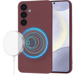 Techsuit - SoftFlex MagSafe - Samsung Galaxy S24 Plus - Plum Red