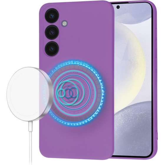 Techsuit - SoftFlex MagSafe - Samsung Galaxy S24 Plus - Purple