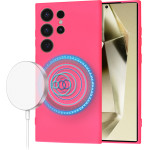 Techsuit - SoftFlex MagSafe - Samsung Galaxy S24 Ultra - Hot Pink