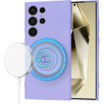Techsuit - SoftFlex MagSafe - Samsung Galaxy S24 Ultra - Light Purple
