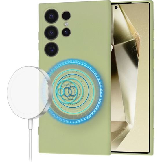 Techsuit - SoftFlex MagSafe - Samsung Galaxy S24 Ultra - Matcha