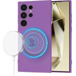 Techsuit - SoftFlex MagSafe - Samsung Galaxy S24 Ultra - Purple