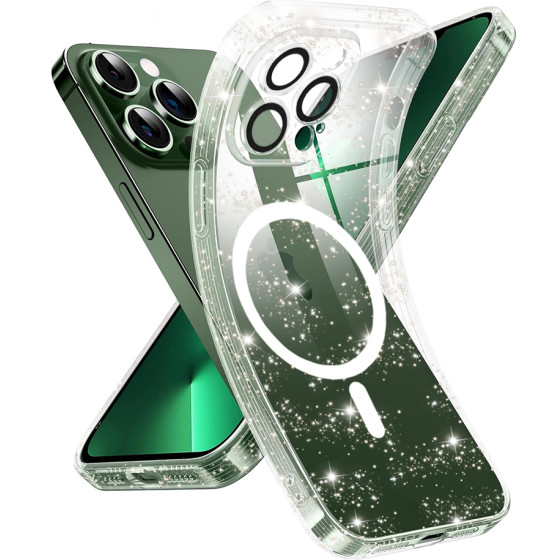 Techsuit - SparkleSkin MagSafe Series - iPhone 13 Pro - Clear