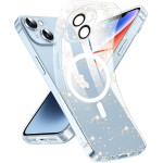 Techsuit - SparkleSkin MagSafe Series - iPhone 14 - Clear