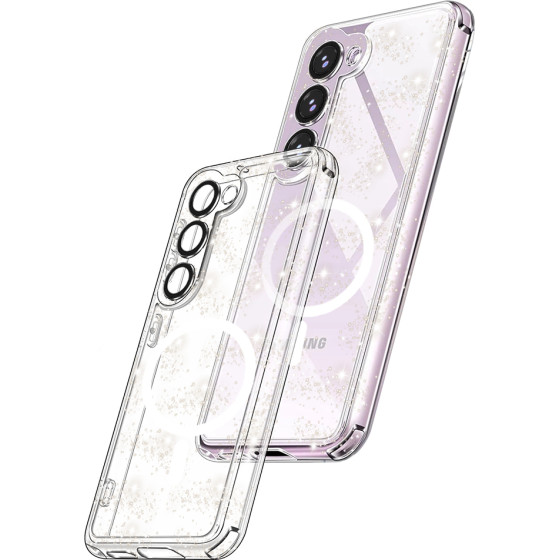 Techsuit - SparkleSkin MagSafe Series - Samsung Galaxy S23 Plus - Clear