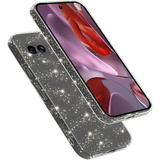 Techsuit - SparkleSkin Series - Google Pixel 9a - Clear