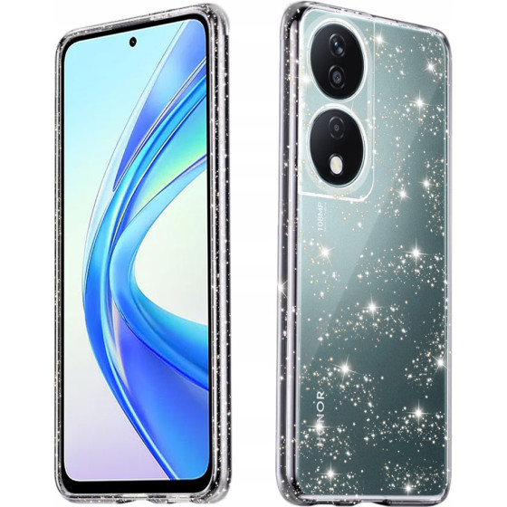 Techsuit - SparkleSkin Series - Honor X7b / X7b 5G / 90 SMART - Clear