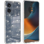 Techsuit - SparkleSkin Series - Motorola Edge 50 Fusion - Clear