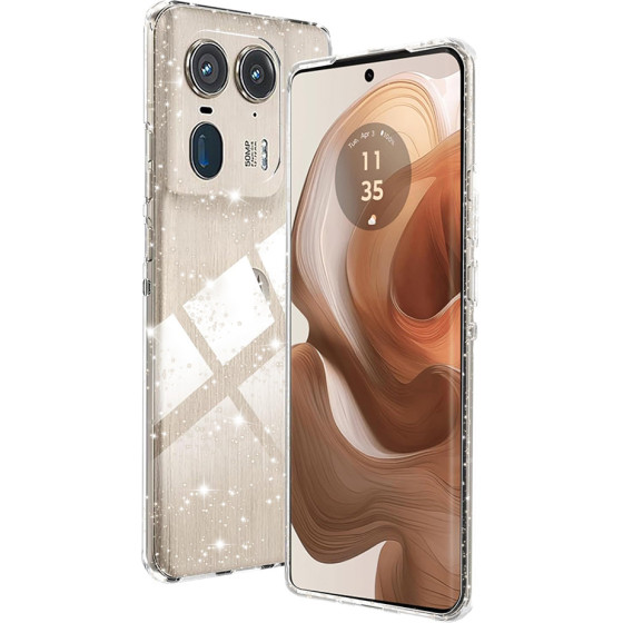 Techsuit - SparkleSkin Series - Motorola Edge 50 Ultra - Clear