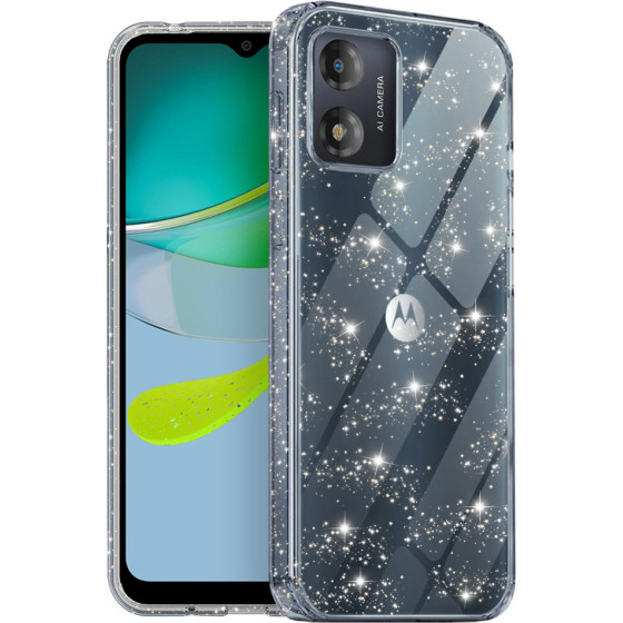 Techsuit - SparkleSkin Series - Motorola Moto E13 - Clear