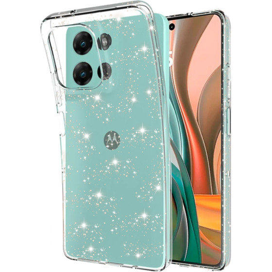 Techsuit - SparkleSkin Series - Motorola Moto G75 - Clear
