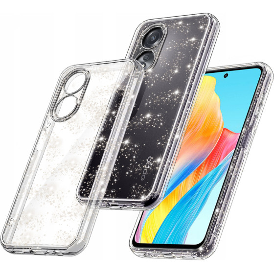 Techsuit - SparkleSkin Series - Oppo A58 4G - Clear