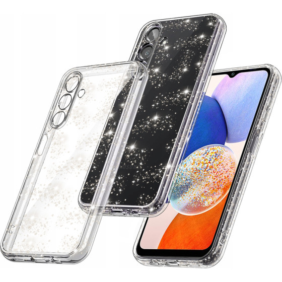 Techsuit - SparkleSkin Series - Samsung Galaxy A14 4G / A14 5G - Clear