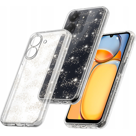 Techsuit - SparkleSkin Series - Xiaomi Redmi 13C 4G / Poco C65 - Clear