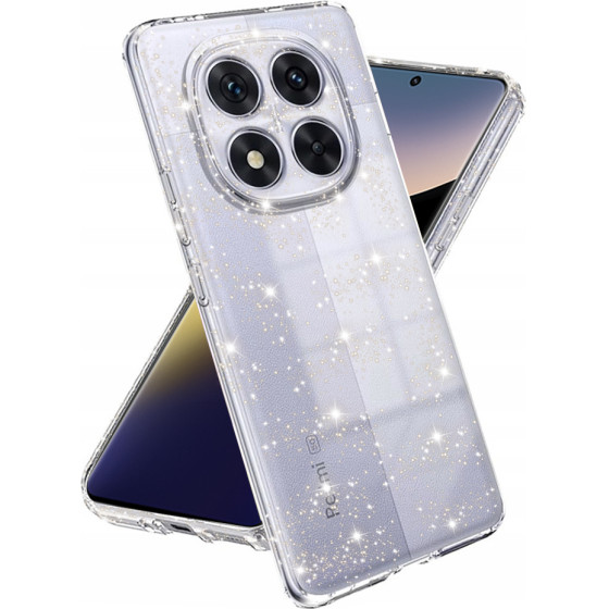 Techsuit - SparkleSkin Series - Xiaomi Redmi Note 14 Pro 5G / Poco X7 - Clear