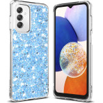 Techsuit - Sparkly Glitter - Samsung Galaxy A14 4G / A14 5G - Blue