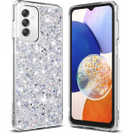 Techsuit - Sparkly Glitter - Samsung Galaxy A14 4G / A14 5G - White