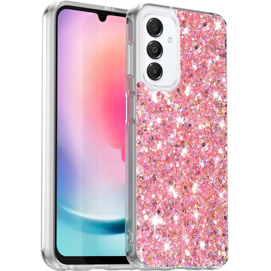 Techsuit - Sparkly Glitter - Samsung Galaxy A16 4G / A16 5G - Pink