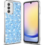 Techsuit - Sparkly Glitter - Samsung Galaxy A25 5G - Blue