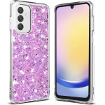 Techsuit - Sparkly Glitter - Samsung Galaxy A25 5G - Magenta