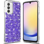 Techsuit - Sparkly Glitter - Samsung Galaxy A25 5G - Purple