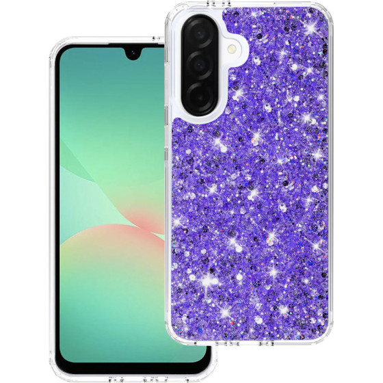 Techsuit - Sparkly Glitter - Samsung Galaxy A26 5G - Purple