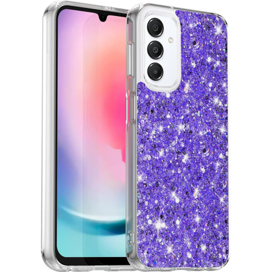 Techsuit - Sparkly Glitter - SSamsung Galaxy A16 4G / A16 5G - Purple