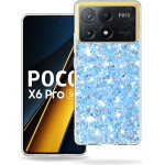 Techsuit - Sparkly Glitter - Xiaomi Poco X6 Pro - Blue
