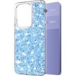 Techsuit - Sparkly Glitter - Xiaomi Redmi Note 13 Pro 4G / Poco M6 Pro 4G - Blue