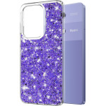 Techsuit - Sparkly Glitter - Xiaomi Redmi Note 13 Pro 4G / Poco M6 Pro 4G - Purple