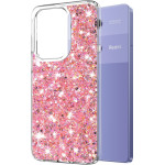 Techsuit - Sparkly Glitter - Xiaomi Redmi Note 13 Pro 4G / Poco M6 Pro 4G - Pink