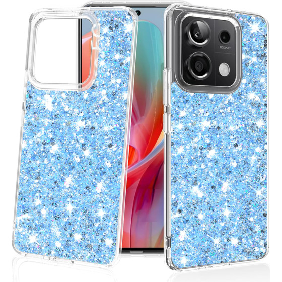 Techsuit - Sparkly Glitter - Xiaomi Redmi Note 13 Pro 5G / Poco X6 - Blue