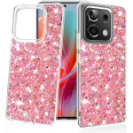 Techsuit - Sparkly Glitter - Xiaomi Redmi Note 13 Pro 5G / Poco X6 - Pink