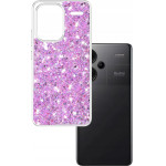 Techsuit - Sparkly Glitter - Xiaomi Redmi Note 13 Pro+ 5G - Magenta