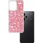 Techsuit - Sparkly Glitter - Xiaomi Redmi Note 13 Pro+ 5G - Pink