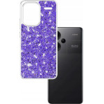 Techsuit - Sparkly Glitter - Xiaomi Redmi Note 13 Pro+ 5G - Purple