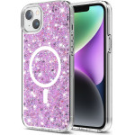 Techsuit - Sparkly Glitter MagSafe - iPhone 14 - Magenta