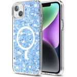 Techsuit - Sparkly Glitter MagSafe - iPhone 14 Plus / iPhone 15 Plus - Blue