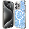 Techsuit - Sparkly Glitter MagSafe - iPhone 15 Pro - Blue