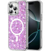 Techsuit - Sparkly Glitter MagSafe - iPhone 16 Pro - Magenta