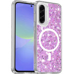 Techsuit - Sparkly Glitter MagSafe - Samsung Galaxy A36 5G / A56 5G - Magenta